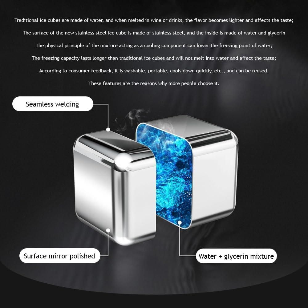 Stainless Steel High Cooling Ice Cubes